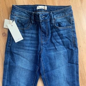 Unpublished Ripped Blue Skinny Jeans